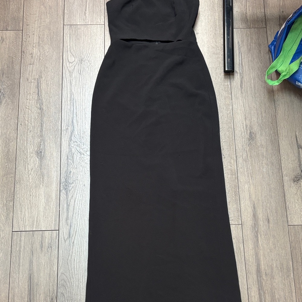 Lovers + Friends Elegant Black Strapless Dress